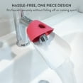 thumbnail image 4 of Prince Lionheart Fun and Safe Hand-Washing Solution, Faucet Extender for Babies and Toddlers,Fits Standard and Gooseneck Faucets, Pink 1pk, 4 of 10