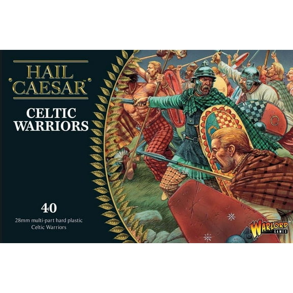 Hail Caesar Celtic Warriors 40 28mm Hard Plastic Models WLG WGHCE01
