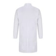 thumbnail image 4 of Handshe Unisex Lab Coat Long Sleeve Button Pockets Elastic Cuff Thick Turndown Collar Solid Color Workwear Cardigan for Men & Women, 4 of 8