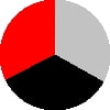 3Pk-Red Black Hgray