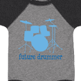 thumbnail image 4 of Inktastic Future Drummer Music Boys Baby Bodysuit, 4 of 5