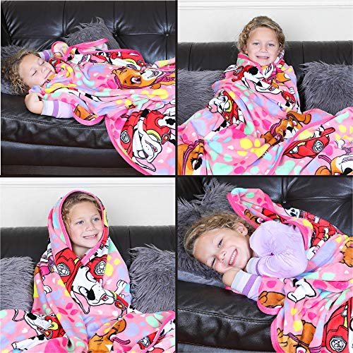 Franco Kids Bedding Super Soft Plush Throw Maneta, 62 en x 90 en, Path Girls Franco Manta De Felpa