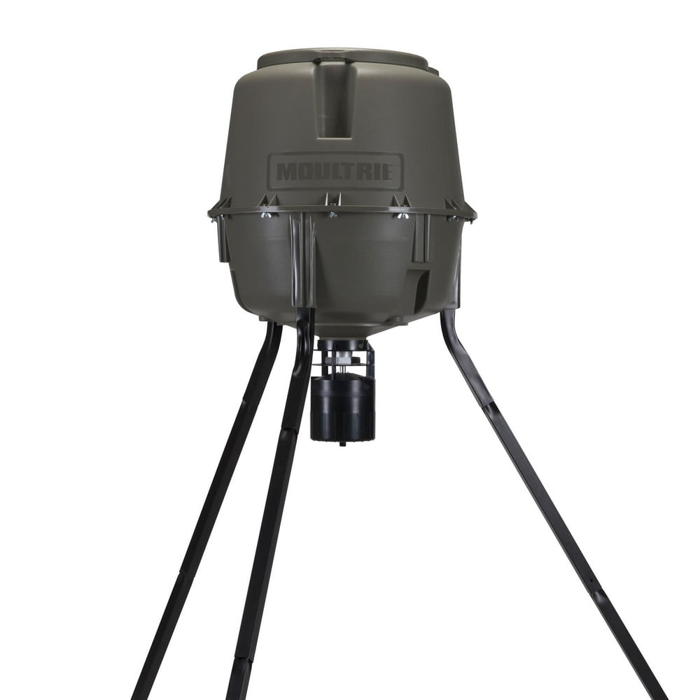 Moultrie 30 Gal Adjustable Height QuickLock Elite Tripod Deer Feeder