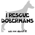 thumbnail image 3 of CafePress - I RESCUE Dobermans Women's Light T Shirt - Women's Classic T-Shirt, 3 of 4