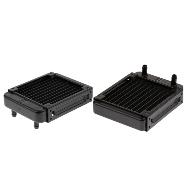 2 Paquete De 120mm PC Enfriador De Agua Enfriador CPU Sistema De Refrigeración Por Radiador Del Intercambiador yotijar Sistemas de enfriamiento de agua por computadora