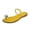Yellow, variant on Women's Heeled Sandals Women Summer Sandals Ladies Pineapple Sandals Clip Toe Flip Flops Boho Casual Slippers Beach Shoes