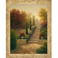 thumbnail image 2 of Marcon, Michael 15x18 Black Ornate Wood Framed with Double Matting Museum Art Print Titled - Viola Gardens, 2 of 4