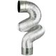 thumbnail image 1 of Flexible Chimney Flue Stainless Steel Exhaust Pipe Metal Stove Heating Stove Exhaust Pipe, 1 of 3