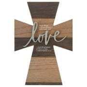 DaySpring - Love - Wood & Metal Cross