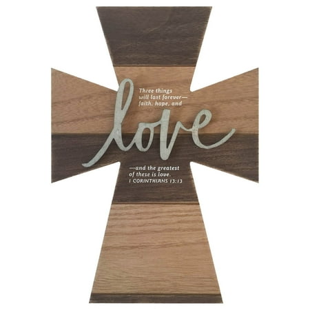 DaySpring - Love - Wood & Metal Cross