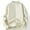 White, variant on fartey Mens Sweater Knit Crew Neck Warm Solid Shirt Top Long Sleeve Casual Loose Fleece Pullover Sweater