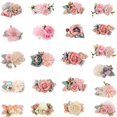 thumbnail image 3 of Sonducket Pinza para el pelo de 3 piezas, decoración para la cabeza, tamaño compacto, ahorro de espacio, accesorios para mujer, alfileres de flores Type10 NO10 Sonducket AP007030-04, 3 of 6
