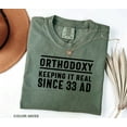 thumbnail image 3 of Orthodox Christian T-Shirt – Jesus Christ Cross Icon, Virgin Mary & Crucifix Design, Faith-Based Church Gift, 3 of 8