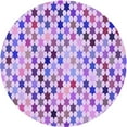 thumbnail image 1 of Ahgly Company Machine Washable Indoor Round Transitional Blossom Pink Area Rugs, 7' Round, 1 of 7
