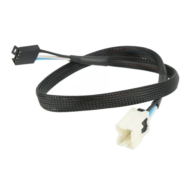 Trailer Brake Controller Cable, Durable Easy Installation Flame Retardant Wear Resistant 3050 P 32 Inches Brake Control Wiring Adapter Replacement for Car