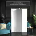 thumbnail image 3 of Red Lantern 6 ft. Tall White Temporary Cardboard Folding Screen - 3 Panel, 3 of 6