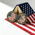 thumbnail image 5 of USA 250th Anniversary Commemorative Coin Collectible Ornament, US 250 Years Of Greatness Coin Decoration, Home Office Desktop Patriotic Theme Decor, Gift for Patriots, Friends, Families, 5 of 8