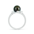 thumbnail image 5 of ANGARA Classic Tahitian Cultured Pearl Bypass Ring in 14K White Gold for Women | June Birthstone, Birthday, Anniversary, Jewelry Gift for Women | Pearl Ring, 5 of 8