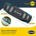 thumbnail image 6 of Dr. Scholl's 2lb Pair Ergonomic Grip Soft Walking Weights for Workout, Training, & Physical Therapy, 6 of 8