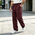 thumbnail image 6 of StSilkitty Baggy Pants for Men Elastic Waist Fishing Hiking Pants with Pockets Athletic Running Sweat Pants, 6 of 7
