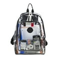 thumbnail image 4 of Eastsport Multi-Purpose Clear Backpack with Front Pocket, Adjustable Straps, Black, 4 of 6