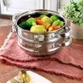 thumbnail image 5 of Oster Sangerfield 8 Inch Universal Stainless Steel Steamer with Lid, 5 of 5
