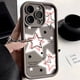 thumbnail image 3 of Bonita funda de silicona con estrellas rosas para iPhone 16, 15, 14 Pro Max, 13, 12, 11 Pro Max, X, XS, XR, 7, 8, 15, 14 Plus, SE 2020, a prueba de golpes, 3 of 5