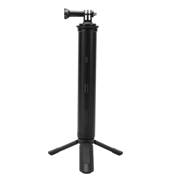 Monopie De Mano Selfie Stick, Cargador De Banco De Energía De Almacenamiento De Bolsillo Empuñadura De Mano Batería De 4800mah Estiramiento De 5 Secciones Para Transmisión ANGGREK Handheld Selfie Stick