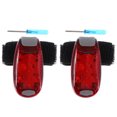 thumbnail image 4 of Miangastore 2pcs Night Fishing LED Light Multi-function Running Light Headlight for Outdoor, 4 of 8