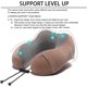 thumbnail image 2 of Almohada de viaje Espuma viscoelástica Soporte para la cabeza de 360 grados Almohada cómoda para el cuello Fokelyi HMHZ1728-1, 2 of 5