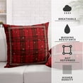 thumbnail image 3 of Christmas Checkered Pillow Covers Red Black Xmas Buffalo Plaid Throw Pillow Covers 20x20 Set of 2 Winter Tartan Snowflakes Pillow Case Cushion Case for Holiday Decor Couch Sofa, 3 of 6