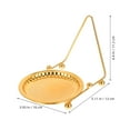 thumbnail image 6 of OFFIGAM Golden Iron Mug Tray Organizer for Cups, Saucers, Jewelry - Decorative Storage Solution for Home and Office, 6 of 7