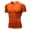 Orange, variant on Men's Cool Dry Compression Baselayer Short Sleeve T-Shirt