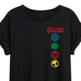 thumbnail image 3 of Marvel The Avengers - Logos - Women's Oversized Graphic T-Shirt, 3 of 5