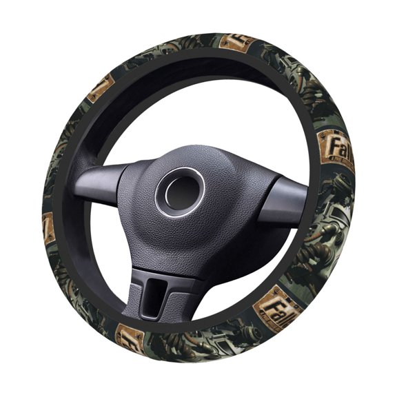 Fall-Out Steering Wheel Cover Elastic Stretch Breathable Vehicle Steering Wheel Protector Car Interior Accessories