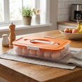 thumbnail image 3 of SIfdSeng My Items Stackable Egg Storage Container Layer for Refrigerator Organization Crisper Drawer Holder Fridge Kitchen, 3 of 6