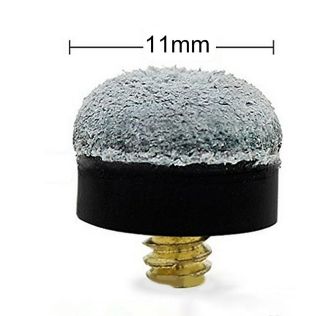 40Pcs Billiard Pool Cue Tips Screw-on Tips 10-13 mm Nylon Ferrules Replacement