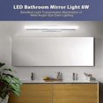 thumbnail image 3 of Led Mirror Light 40cm Bathroom Wall Light 700lm 8w 6000k Mirror Light For Bathroom Led Mirror Ip44 Led Wall Light Modern Bathroom Light Neutral White, 3 of 3