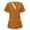 Khaki, variant on Scrub Tops for Woman Soft Stretch V-Neck Top Scrubs with 3 Pockets Easy Care for Women Scrub Clothing