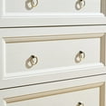 thumbnail image 4 of MIDODO Farmhouse 6 Drawer Dresser for Bedroom, Wood Tall Chest of Drawers, Vertical Dresser Chest Storage Cabinet Organizers, 4 of 10