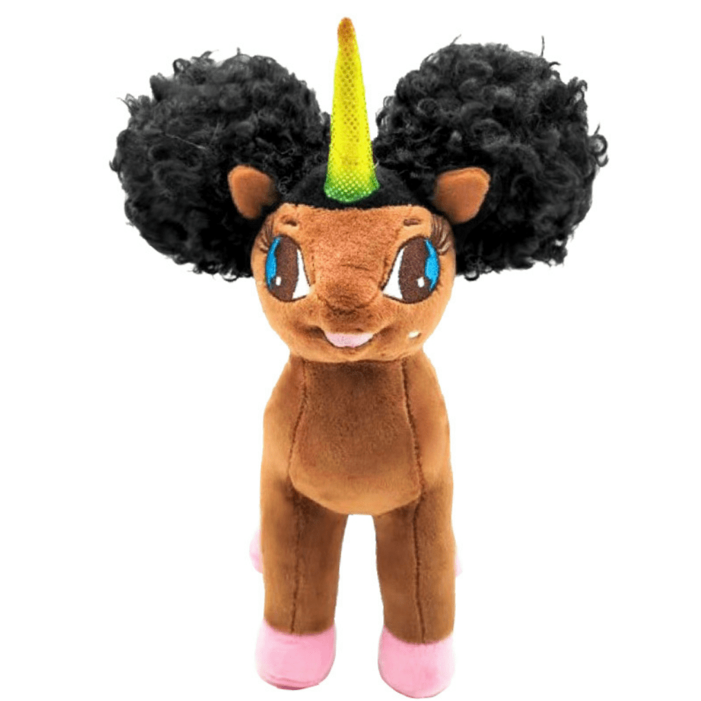 Tiffany, Black Unicorn Plush Toy 12 inch