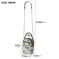 thumbnail image 2 of FORMRS Crossbody Bag for Women Quilted Travel Shoulder Cell Phone Purse with Chain Strap Handbag, Light Floral Pattern, 2 of 7