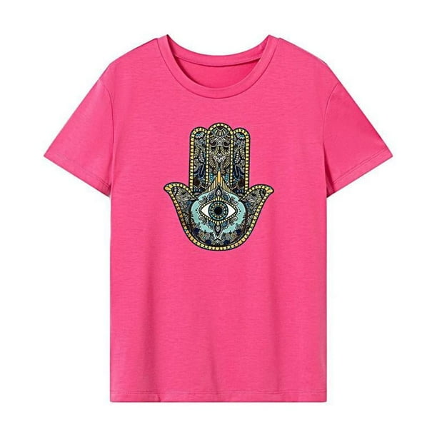 Camiseta básica de mujer Fernando deportiva clásica con cuello redondo XL