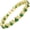 Green Emerald | MAY, variant on 14K Gold Plated Tennis Bracelet, Women's - Colored Birthstone, 6mm Round Cubic Zirconia Gemstone, 7-inch, Hypoallergenic Material, Comes with Gift Box, Perfect Anniversary/Birthday Gift.