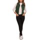 thumbnail image 2 of CHALECO SIN MANGAS DE DENIM LAVADO PARA MUJERES INSPIRE CHIC CON BOLSILLOS VERDE OSCURO 2XL, 2 of 6