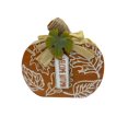 thumbnail image 4 of Way To Celebrate Orange"Welcome Autumn" Mini Pumpkin-Shaped Tabletop Décor, 4 of 6