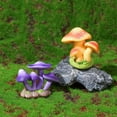 thumbnail image 5 of Jiibva 8 Pcs Resin Mushroom Decoration Plants Craft Figurines Adorable Cake Accessories Mini Garden Ornament Creative Mushroom Ornament, 5 of 7