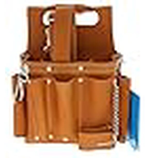 IDEAL INDUSTRIES 35-950 Tuff-Tote Premium Leather Tool Pouch w