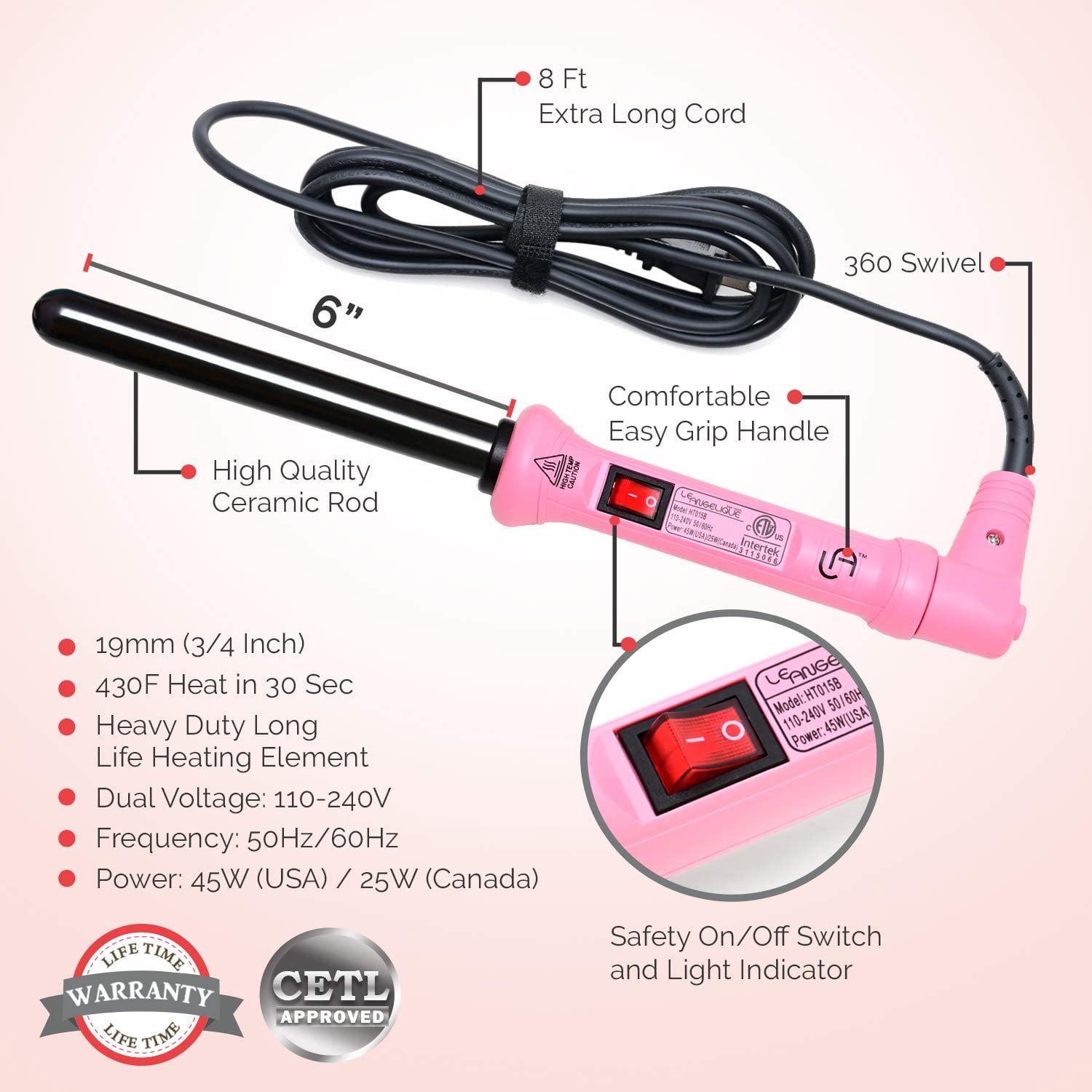 Le Angelique 13mm petit curling iron 71JEXEJM+eL.jpg_BO30,255,255,  main image 4