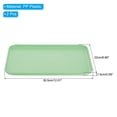 thumbnail image 2 of Unique Bargains Plateau de Restauration Rapide 12x9', 2 Pack Plateau de Service Antidérapant Réutilisable en Plastique PP Vert, 2 of 5